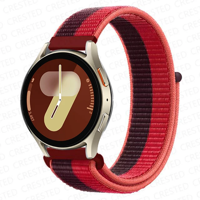 Versatile Nylon Loop Bracelet for Smartwatches - 22mm/20mm Band