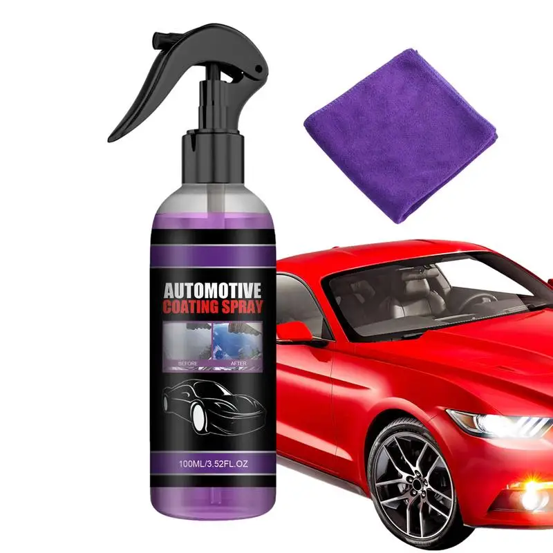 

Car Ceramic Nano Coating Liquid 3IN1 Ceramic Car Coating Spray vehicle 100ml Hydrophobic Layer Polishing Paint Coating Agent