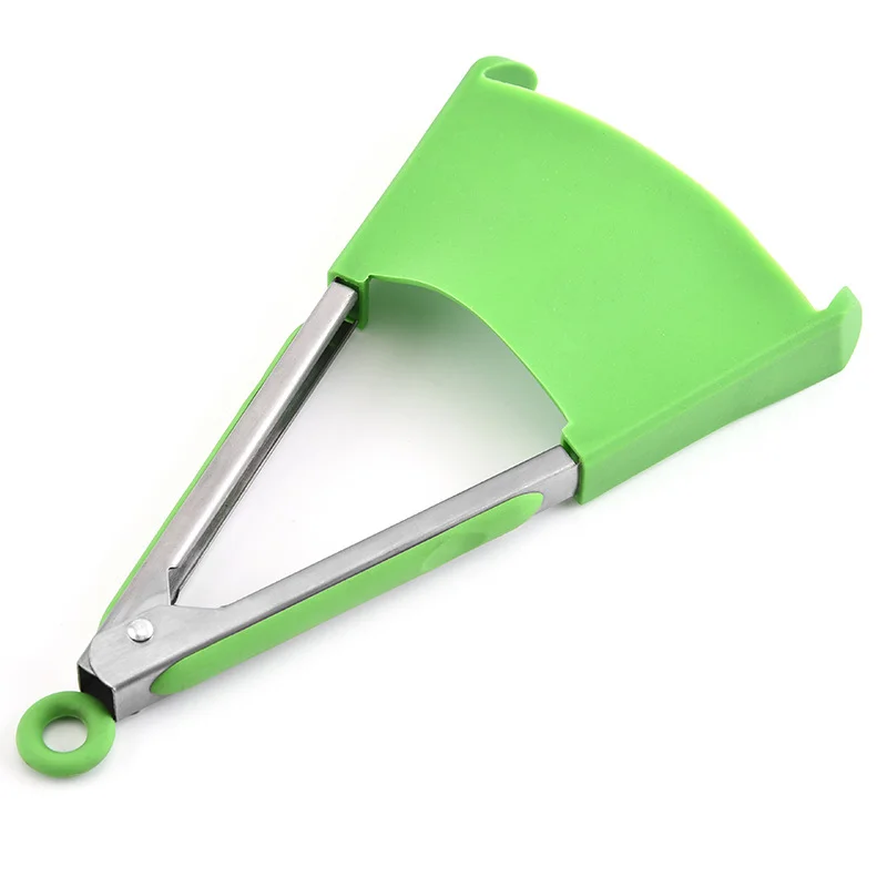 2 In 1 Kitchen Spatula And Tongs Non-Stick Heat Resistant Stainless Steel Frame Silicone Gadget Smart Tool Kitchen Shovel Gadget