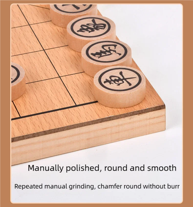 High quality Chinese Chess A traditional board game foldable travel chess, suitable for adults and children 5