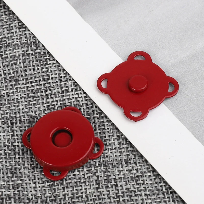 5sets/lot Magnet Buckle Metal Snap Fasteners Buttons DIY Sewing Garment Accessories Materials Wallet Craft Bags Buckle 10mm-18mm 6