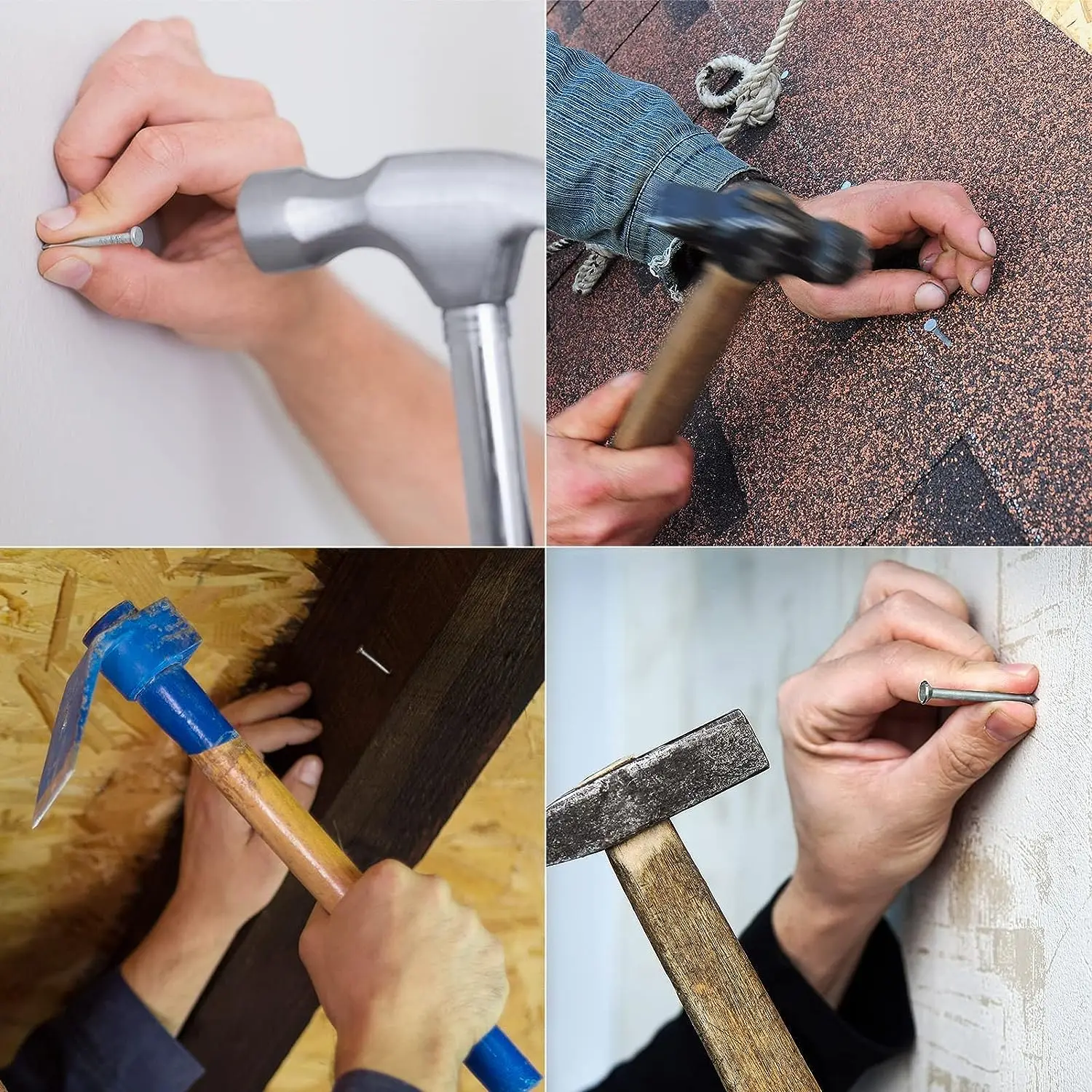 Nails Assortment Kit Picture Hanging Hardware seamless nails brad nails woodworking nails round head nails For Hanging Pictures