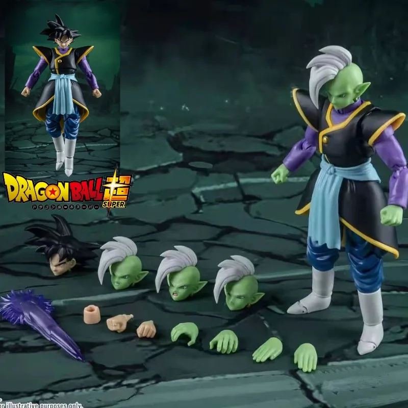 

18cm Anime Dragon Ball Action Figure In Stock Demoniacal Fit Shf God Of Creation Zamasu True Believer Goku Pvc Gift Figurals Toy