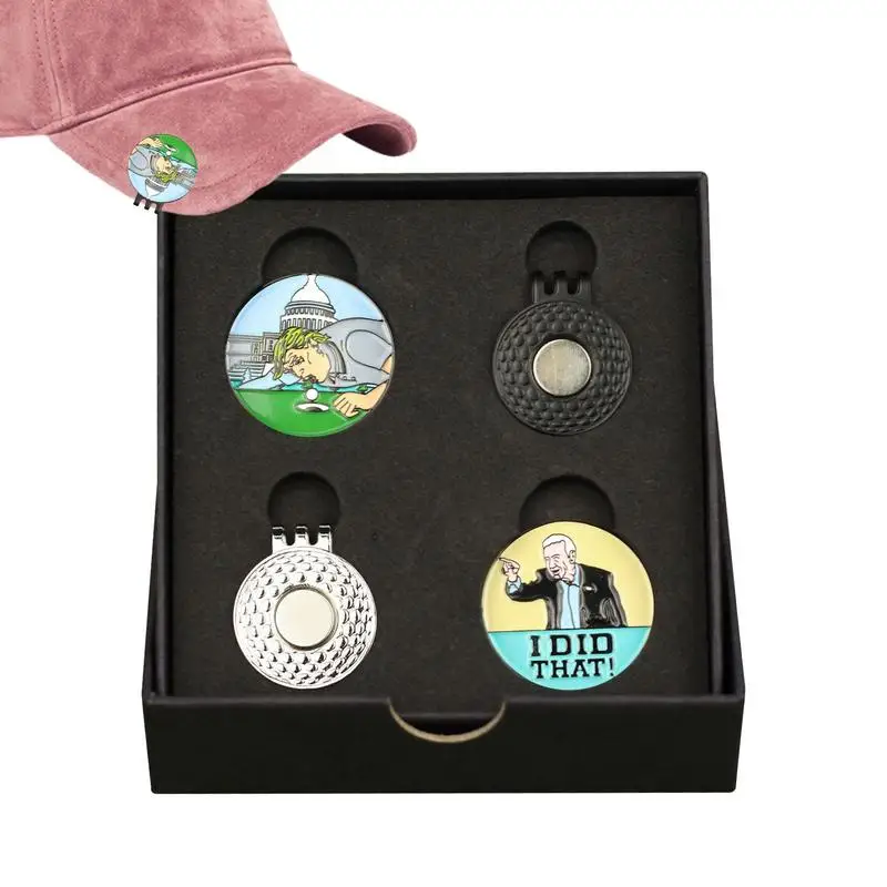 

Magnetic Golf Ball Marker Set, Attaches Easily to Golf Hat for Teens, Men and Women, Golf Beginners