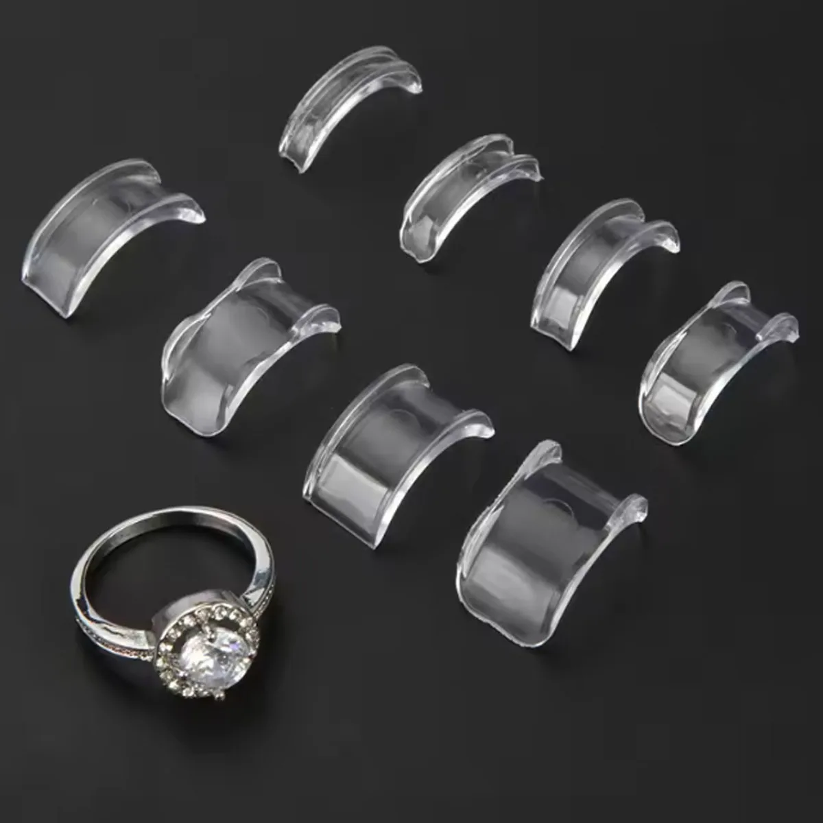 Silicone Ring Size Adjuster Tighten Reducer Jewelry Tool