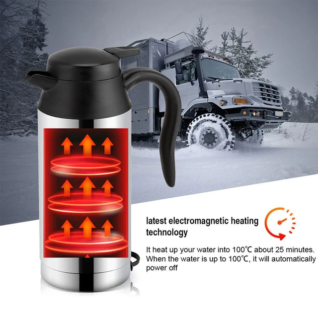 Electric Cup Warmer For Car 12V Kettle Quickly Heating Kettle Water Heater  With LED Indicator Light For Cars - AliExpress