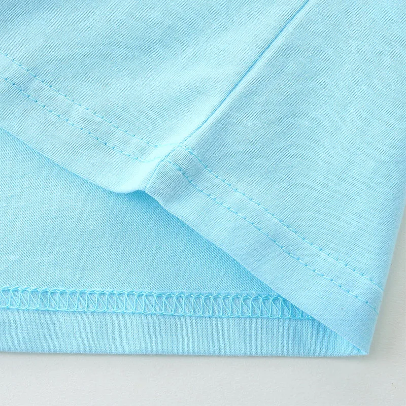 Blue New Design Boys T Shirts Cartoon Sea Sharks Children's Clothing t shirts Cotton Baby Boys Tops Tees Clothes