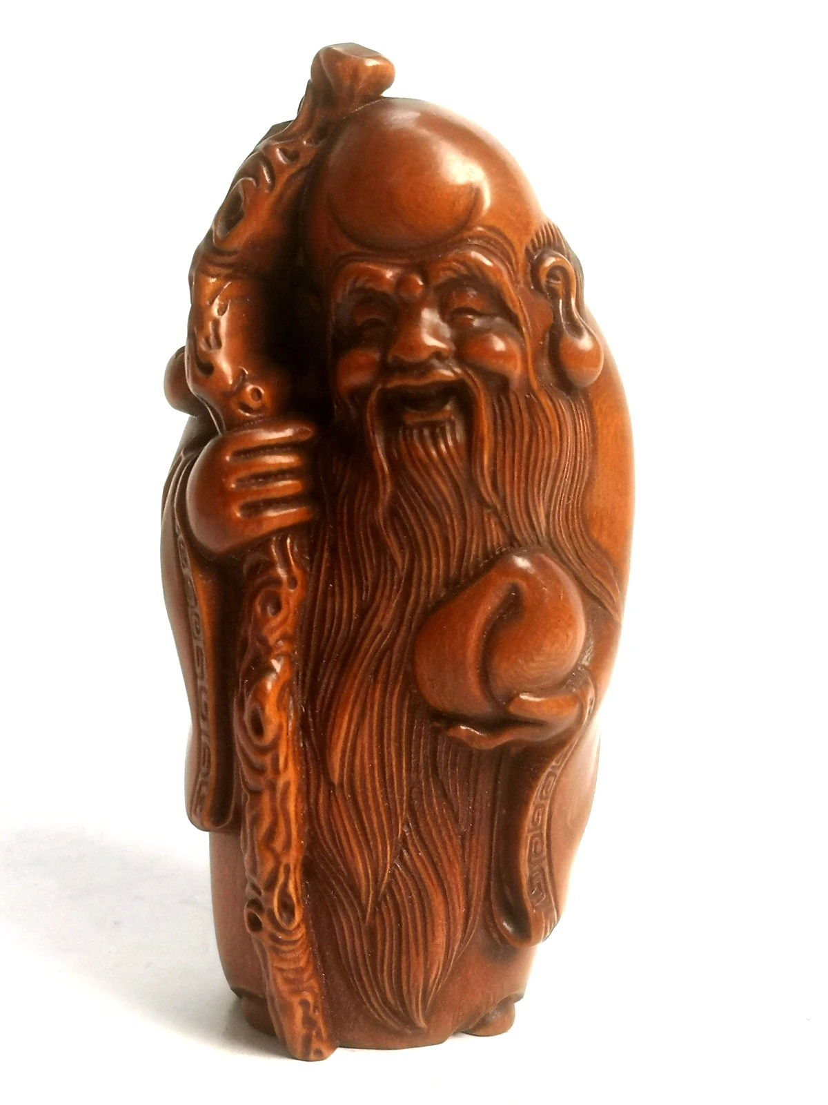 

Коллекция китайского старого бокса ручная резная фотостатуя семейное украшение