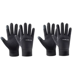 Winter - Proof Touchscreen Ski & Cycling Gloves - Windproof, Waterproof, Non - Slip Performance - XXL (2 pairs black)