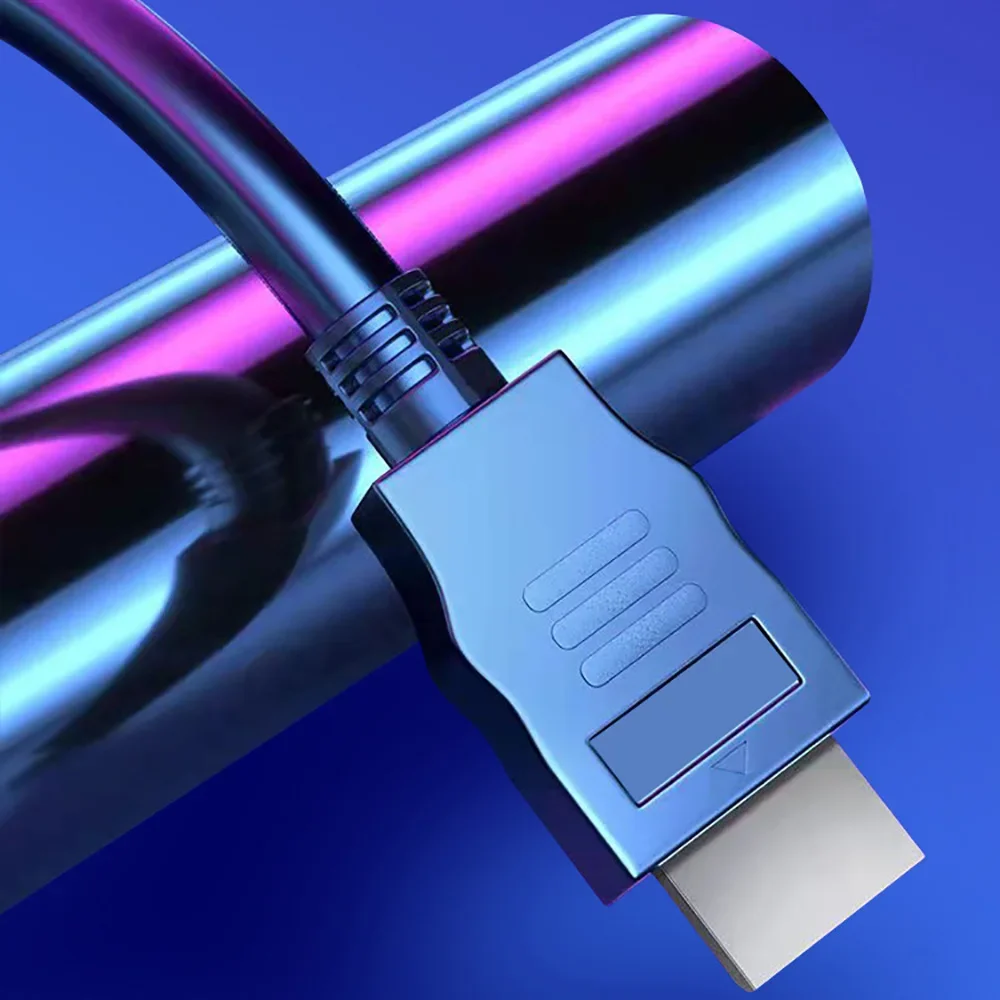 PVC Black HDTV Cable 4K High Speed for TV and Computer Monitor