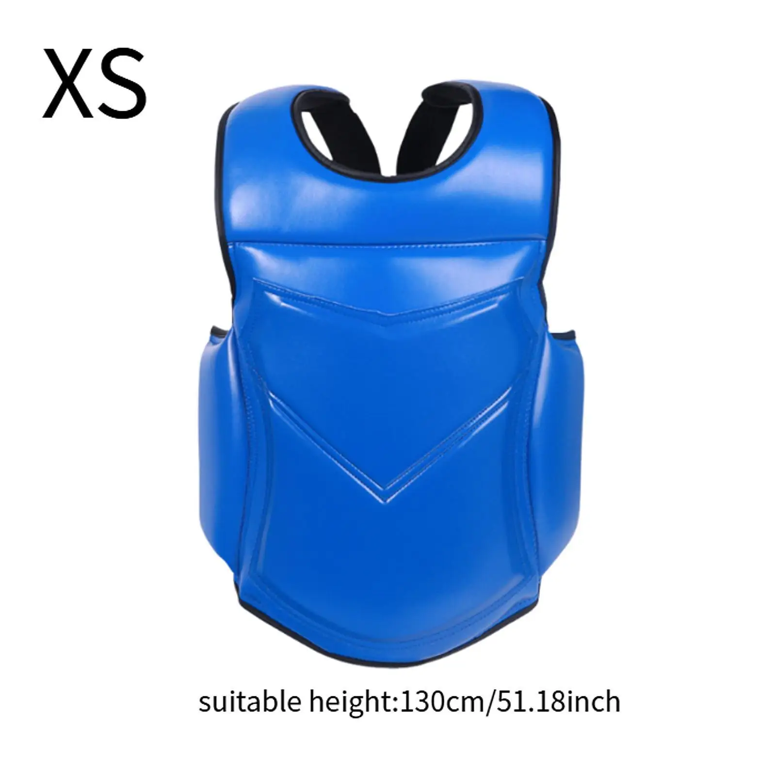 Karate Chest Guard Elastic Boxing Body Protector for Fitness Sanda Muay Thai
