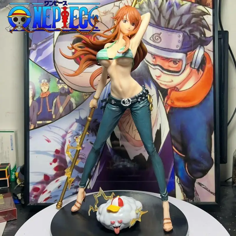 37cm One Piece Anime Figure Nami Figurine Pvc Gk Statue Figurine Model ...