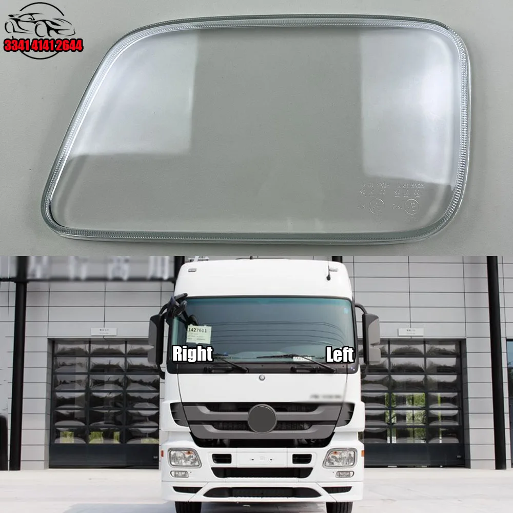 

For Mercedes Benz Actros 3341 4141 2644 Lamp Case Headlamp Cover Shell Transparent Lampshade Headlight Cover Lens Glass Caps