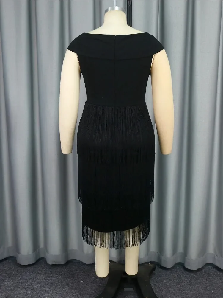 flowy sexy dress Boho Black Flowy Long Prom Dress