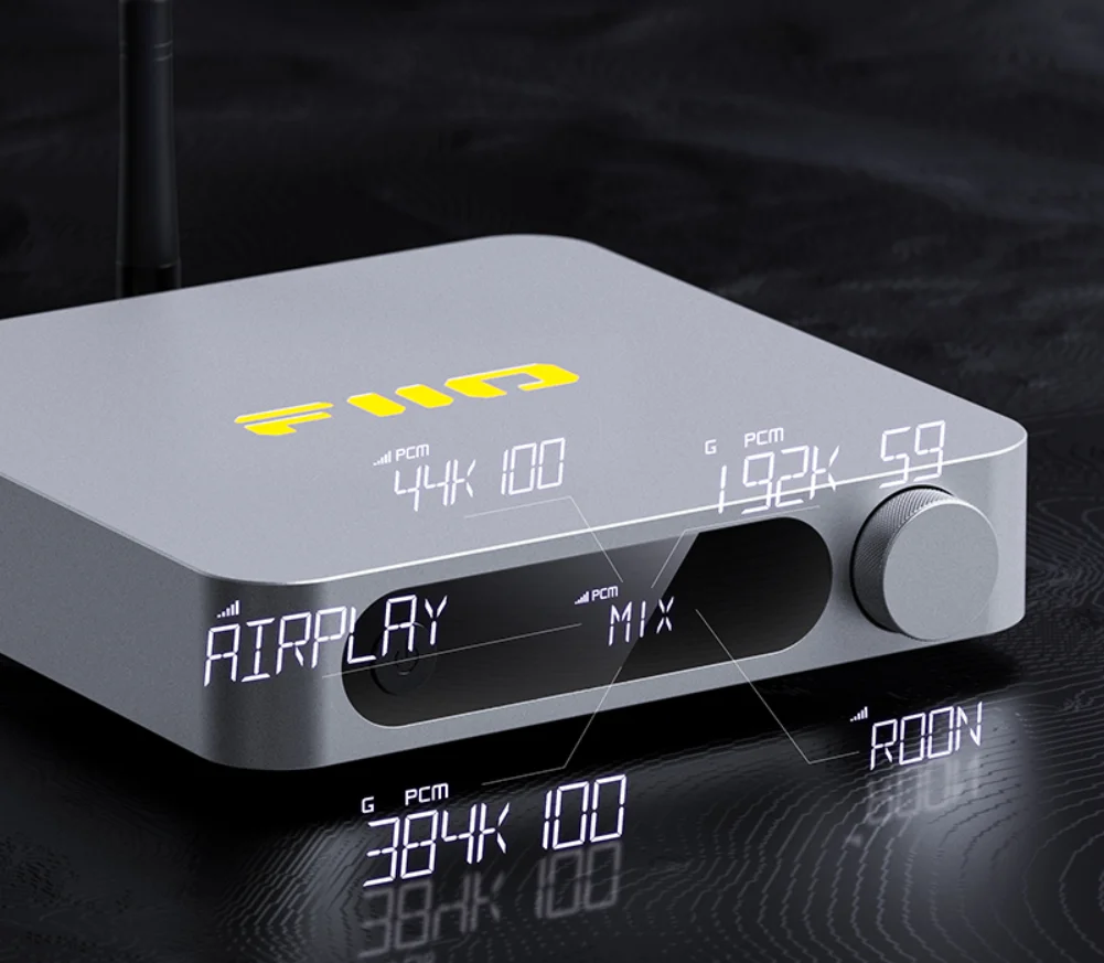 FiiO SR11 Hi-Res Streameing Music Receiver Support AirPlay Roon Ready 2.4G-5G dual band WiFi PCM768 DSD256 Remote Control Audio streamer receiver