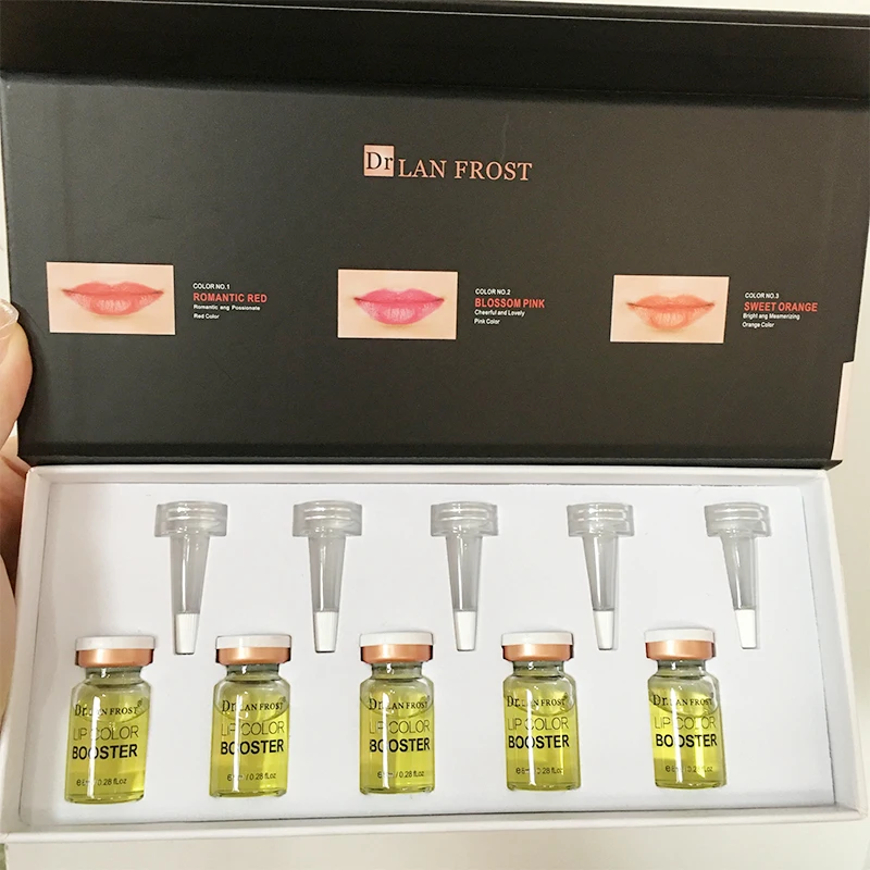 New 8ml Semi-permanent BB Lips Glow Serum Kit Waterproof Persistent Coloring Moisturising Nourishing Lip Gloss Makeup Skin Care