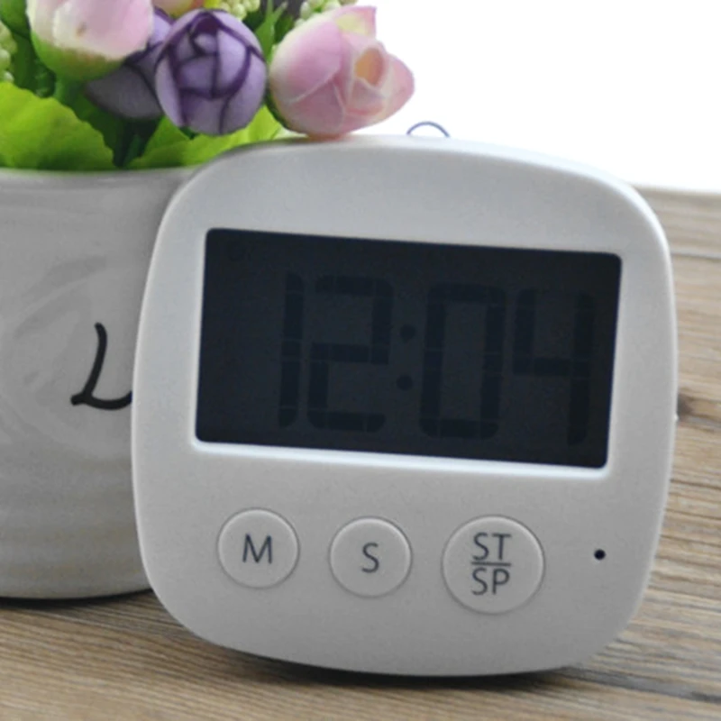 EEEkit Digital Kitchen Timer, Cooking Timer with Large Display Loud Alarm  Magnetic Back Retractable Stand