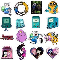 Animated Enamel Brooches Cute Character Pins Clothing Backpack Lapel Badges Fashion Jewelry Accessories For Friends Gifts