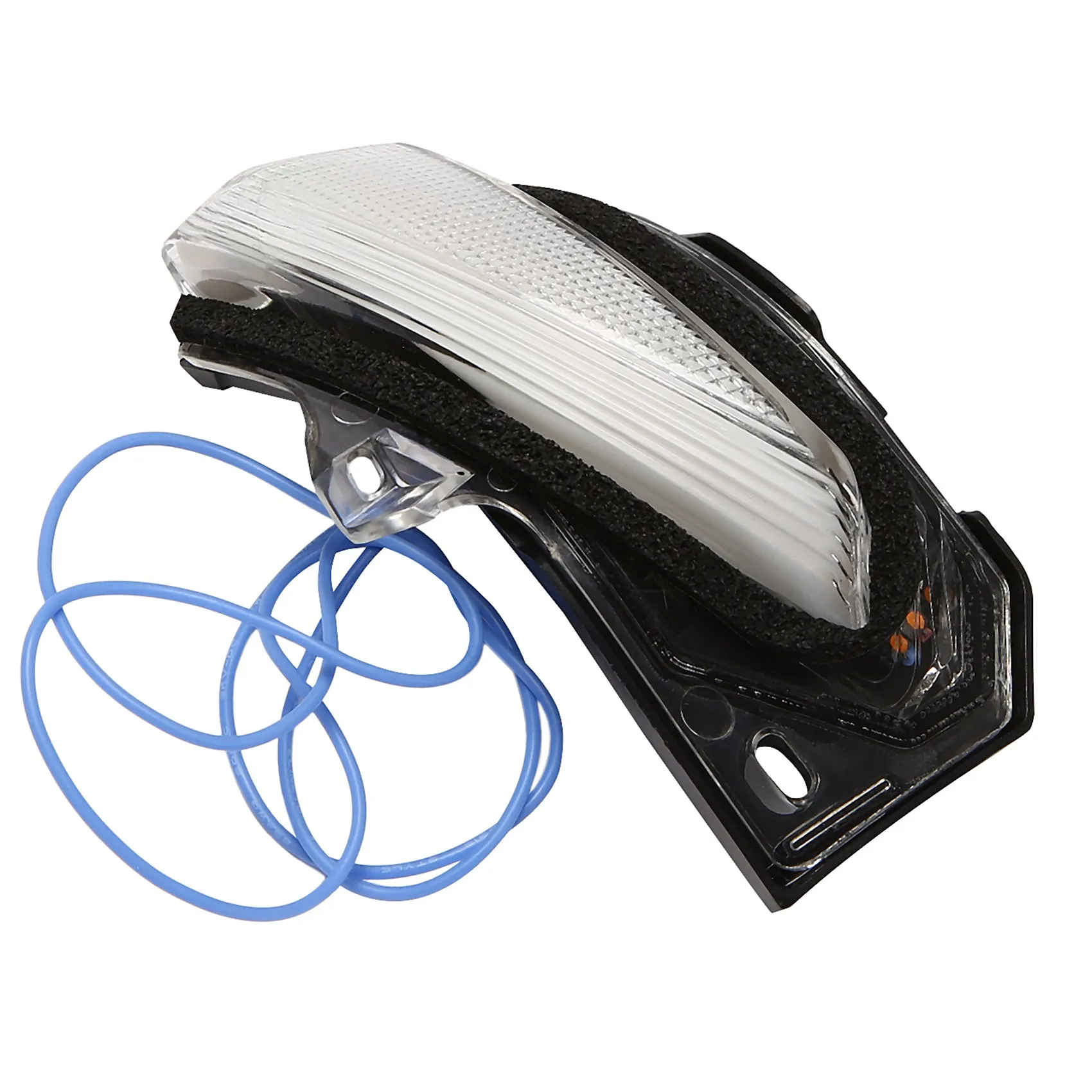 

LED Dynamic +Blue Mirror Turn Signal Mirror Indicator Lamp Water Blinker for 2019-2021 Left