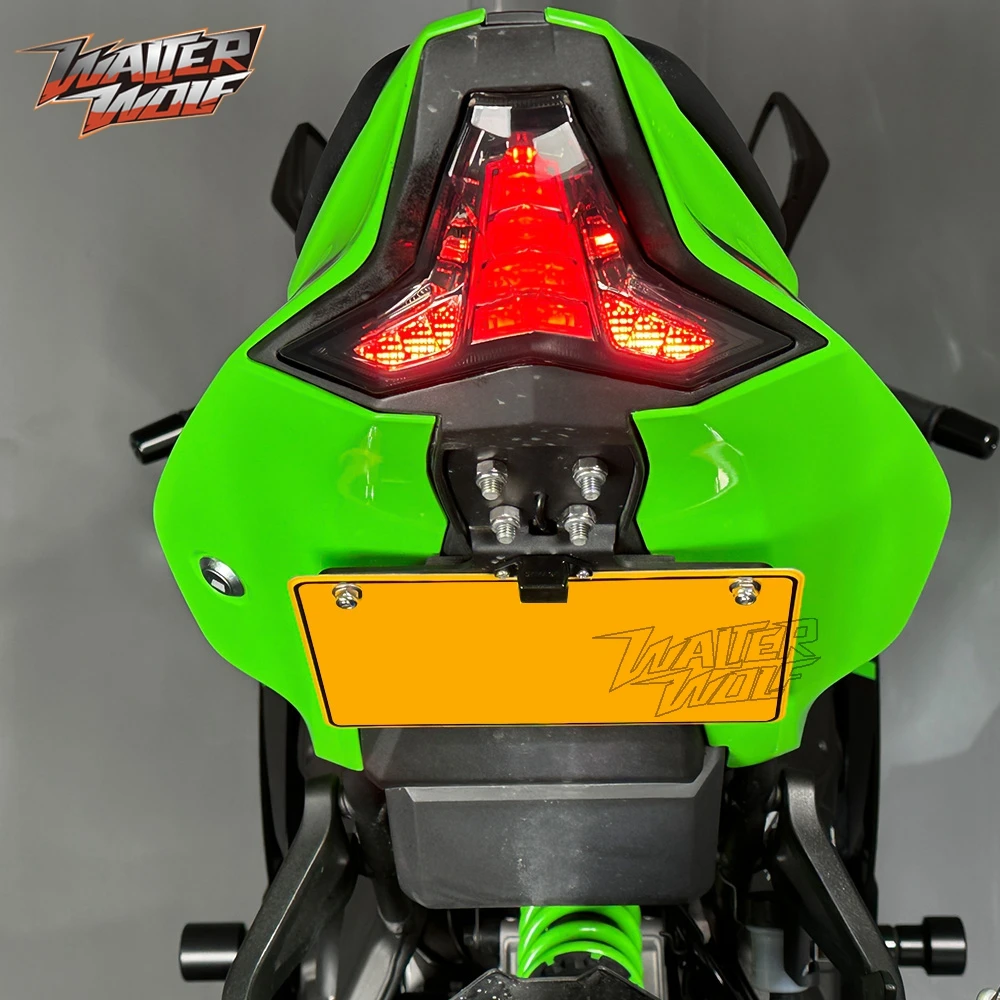 ZX-4R ZX-25R tail tidy fender eliminator kit for Kawasaki Ninja ZX4R ZX-4RR ZX25R ZX250 ZX400R license plate bracket ZX 250 400