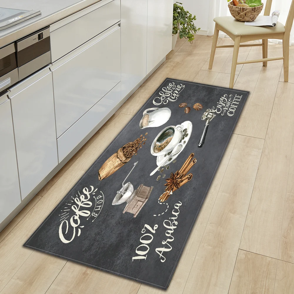 Modern Kitchen Floor Mat Home Hallway Entrance Doormat Living Room