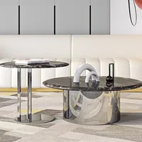 Tables basses de luxe italiennes moderne Simple Villa Salon Tables basses originalité Salon meubles de maison Couchtisch FYCT 2