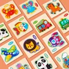 3D Wooden Puzzle Jigsaw Toys For Children Wood 3d Cartoon Animal Puzzles Intelligence Kids Early Educational Toys for children 2