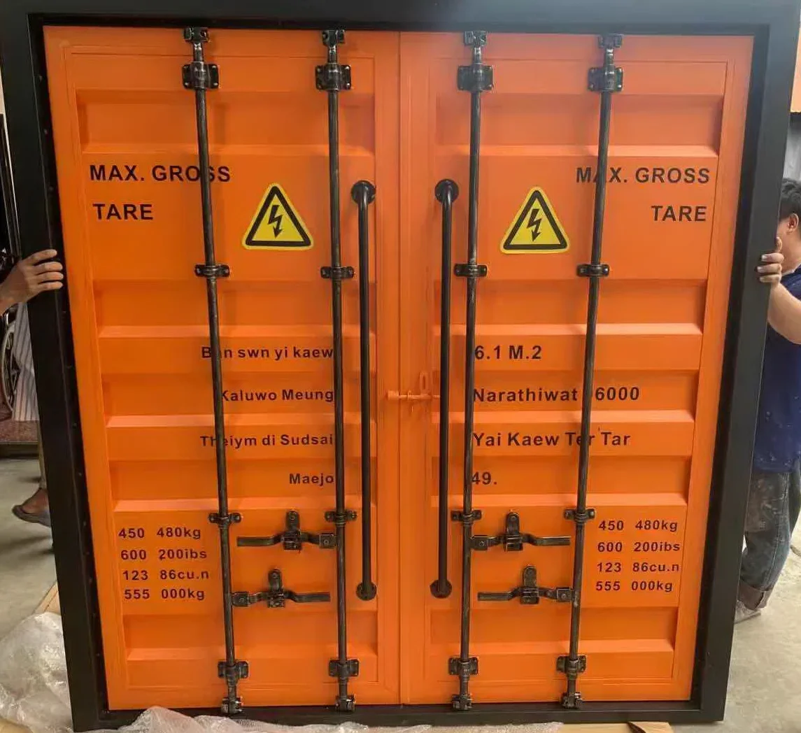 Container Style Metal Door Double Swing Entry Door Feedback From Client