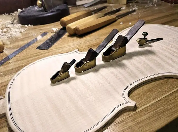 over 30 years All European Wood Violin 4/4 Guarneri 1743 professional Handmade white embryo unfinished violin Ebony Fingerboard