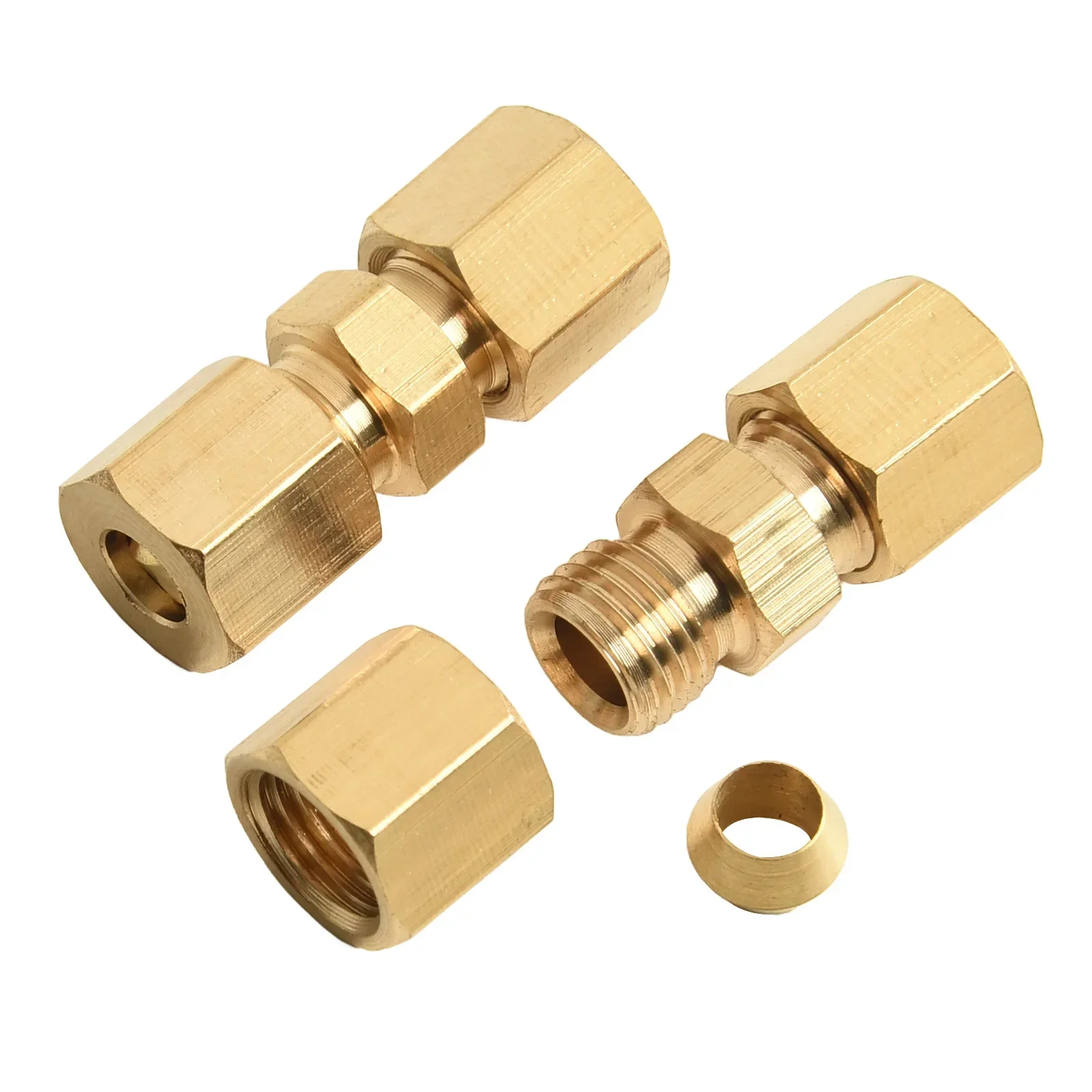 10PCS Universal Brake Line Connector For Brake Line Without Flaring 4.8mm 3/16 " Car Automobiles Accessories Part Set