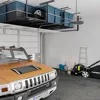 3x8 Overhead Garage Storage Rack,Adjustable Garage Storage Organization Systerm, Storage Racks,,Black 2