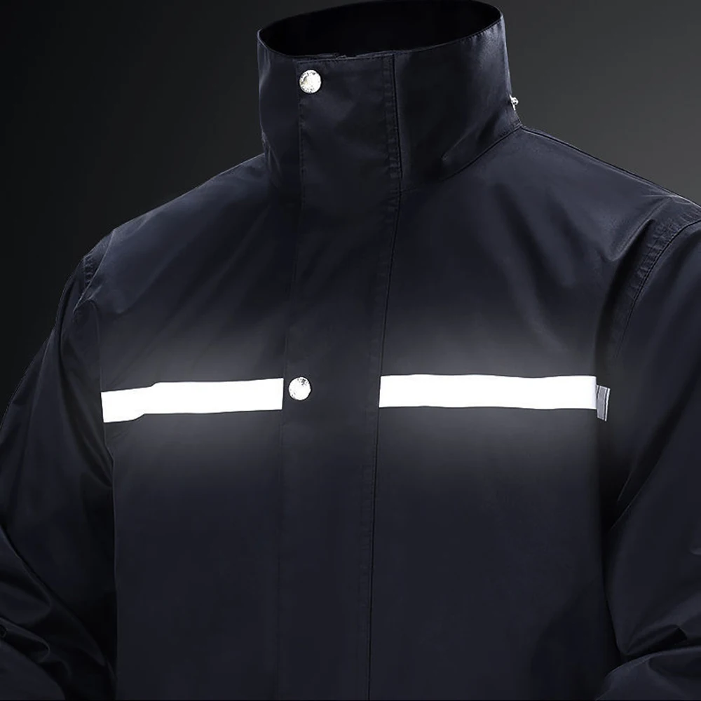 Motorcycle Raincoat Reflective Waterproof Rain Coat Moto Motocross Cycling Clothes Motorbiker Jacket Women Men Outdoors M-7XL
