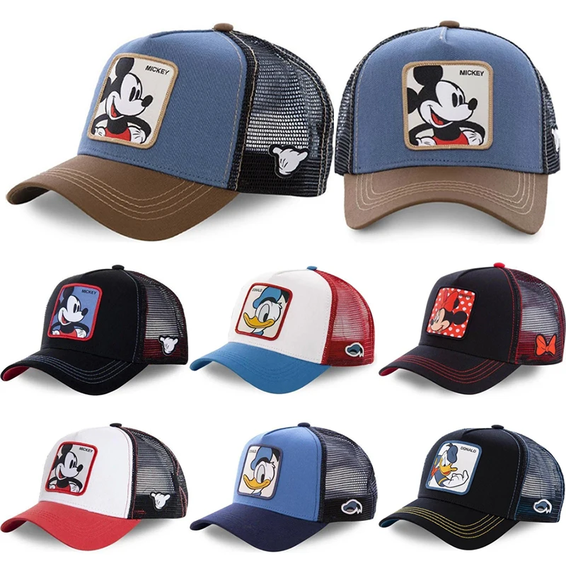 Casquettes Trucker Disney Mickey Donald Minnie - Style Rétro