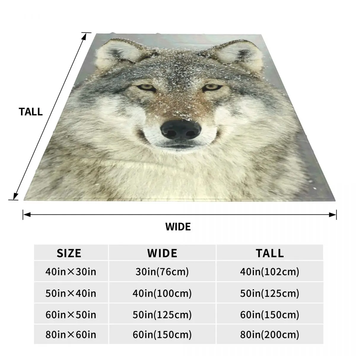 Grey Wolf Blanket Flannel Lightweight Sofa Throw Blankets For Home Bedroom Travel Throws Bedspread Quilt 3