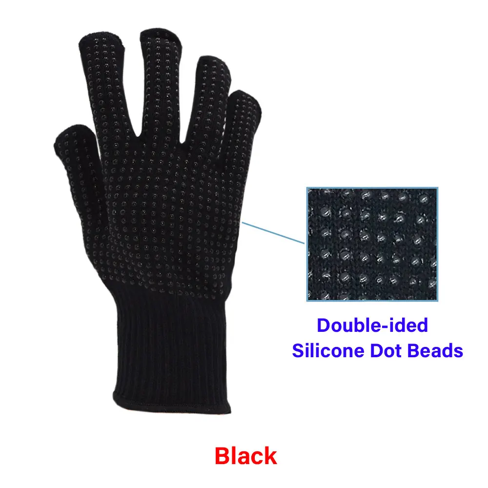 Guantes de silicona para horno profesional de 300 ℃ Guantes de