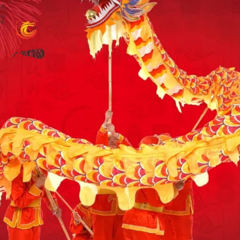 

Dragon Dance Prop Bronzing High-quality density Silk