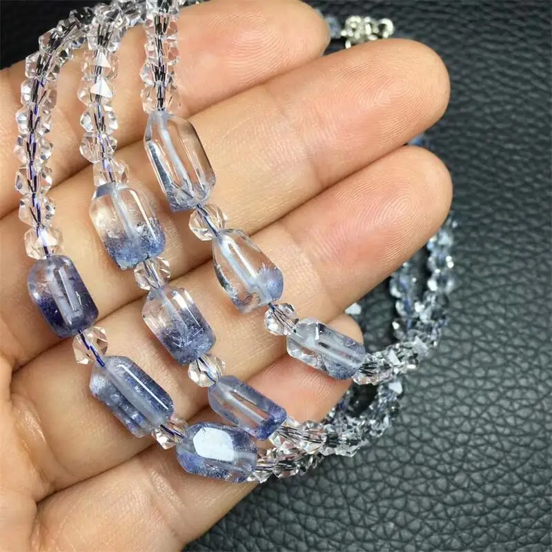 

Natural Dumortierite Bracelet Fashion Crystal Quartz Blue Gemstone Jewelry Reiki Healing Gift For Women 1pcs