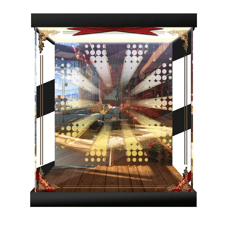 

In Stock Original Genuine AOWOBOX ANYA FORGER SPY FAMILY Anime Model Handmade Display Box Fashion Decoration Birthday Gift