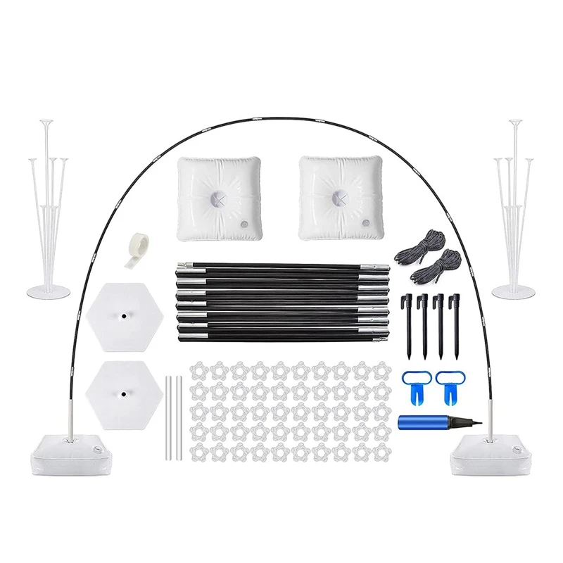 

Balloon Bow Set Balloon Arch Balloon Bow Kit Stand Arch Backdrop Stand PVC Balloon Bow Set