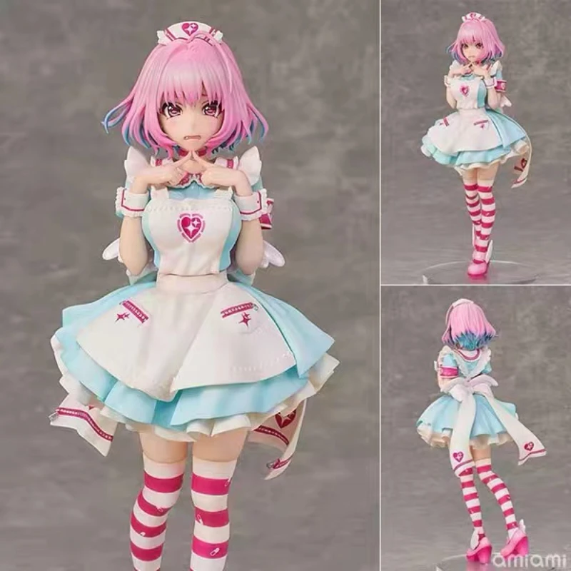 

100% Original:THE IDOLM@STER CINDERELLA GIRLS Yumemi Riamu 21.5CM PVC Action Figure Anime Figure Model Toy Figure Doll Gift