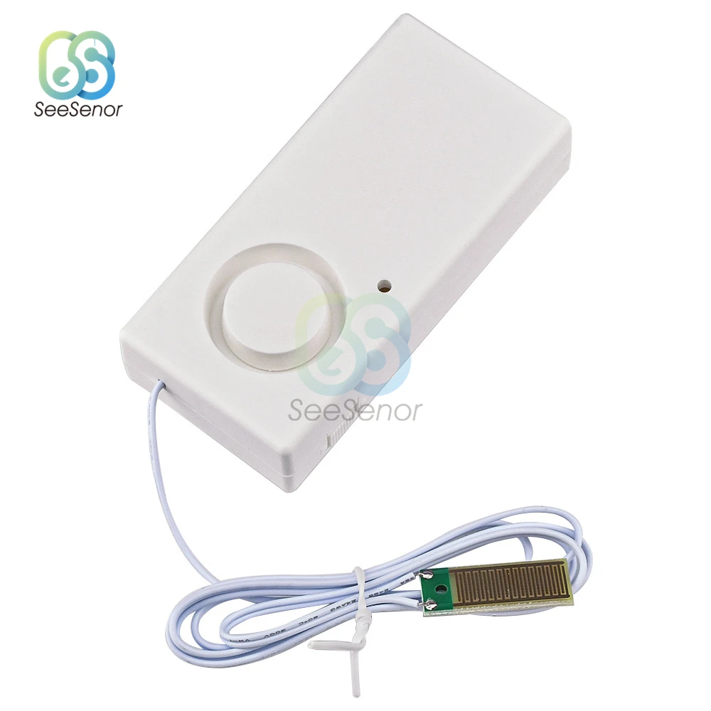Home Alarm Water Leakage Spot Alarm Detector 120dB Water Leak Sensor Detection Flood Alert Overflow Security System DC 9V