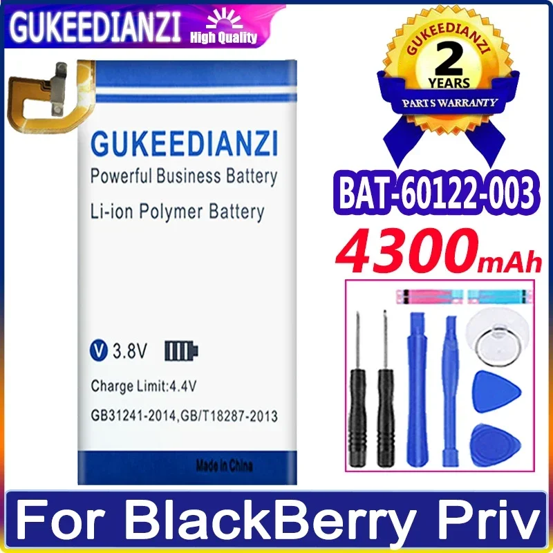 

Аккумулятор 4300 мАч GUKEEDIANZI BAT-60122-003 для BlackBerry Priv с номером отслеживания