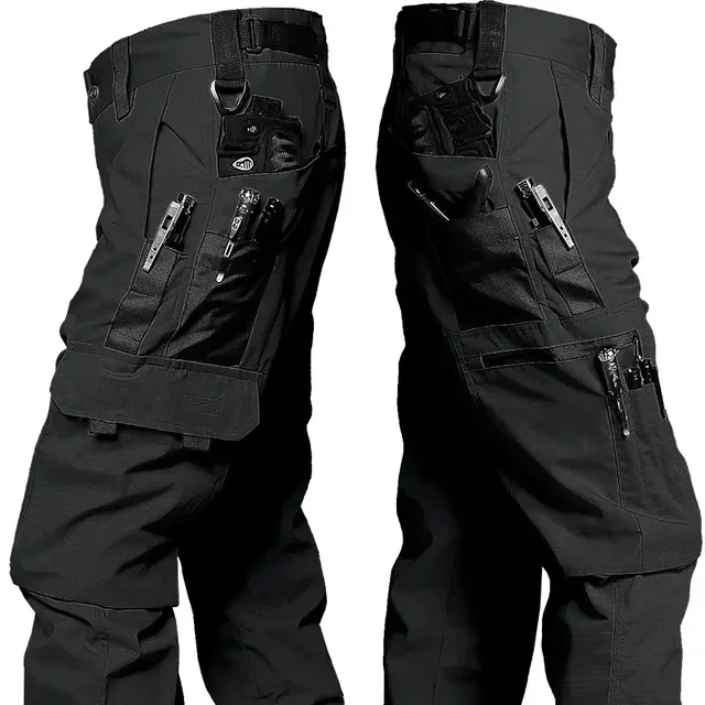 Pantalon de travail tactique pour hommes, Cargo d'extérieur, multi-poches, imperméable, vêtements de travail en plein air, de randonnée, nouvelle collection automne printemps 2