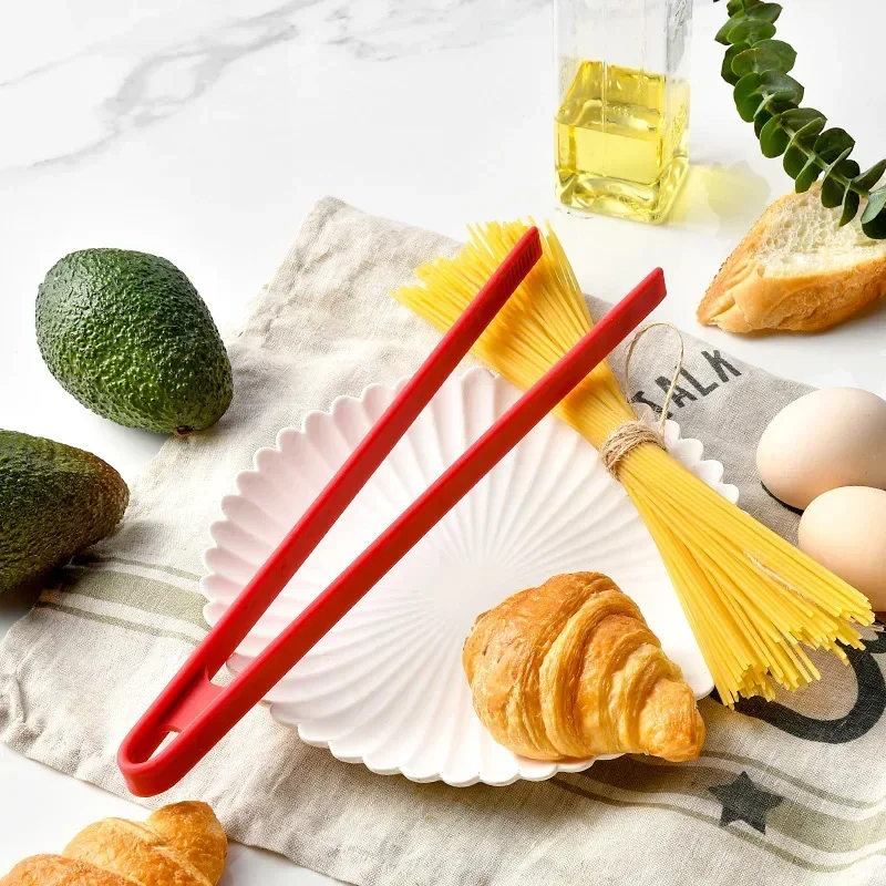 Bread Tools Food Kitchen Tongs Kitchens Accessories BBQ Salad Non-slip Tableware Silicone Household Use Gadgets Dining Bar Home
