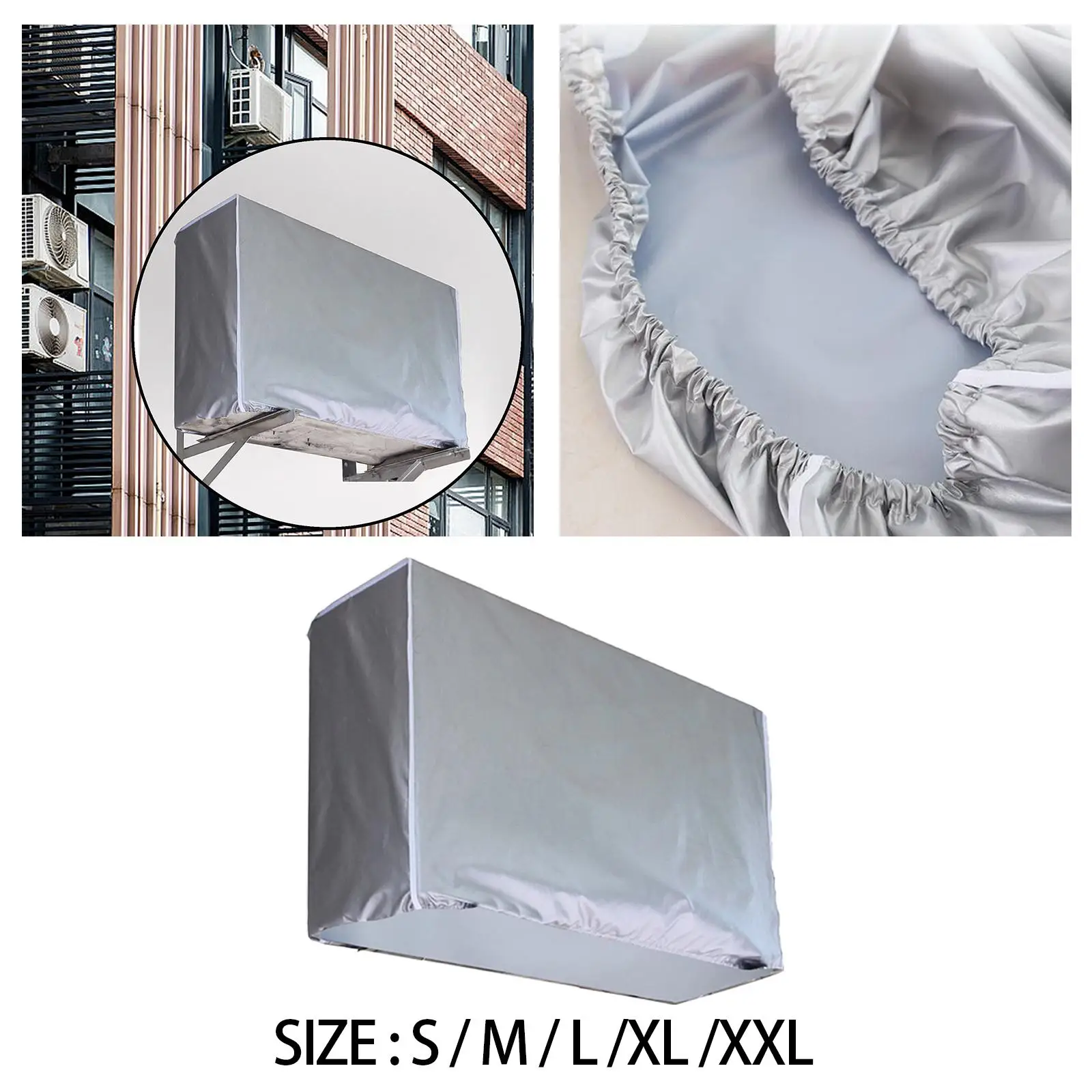 Durable Outdoor Air Conditioner Protective Cover, Easy-Install