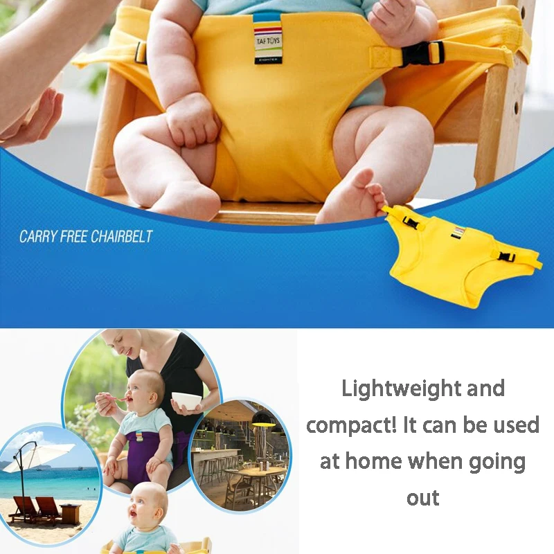 Baby Dining Chair Safety Belt Portable Baby Feeding Chair Belt Travel Children Dining Harness Seatbelt Accessories