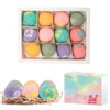 12Pcs/Set Bubble Small Bath Bombs Body Stress Relief Exfoliating Moisturizing Fragrances Aromatherapy SPA Salt Ball Skin Care 1