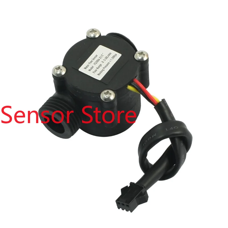 

5PCS YF-S201 Water Flow Sensor/4 Min G1/2 Interface Heater Dispenser Hall Flowmeter