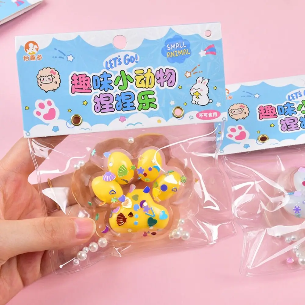 HOT Cat Paw Decompression Toys Kawaii Cartoon Antistress Squishy Stress Relief Slow Rising Toys For Adult Kids Stretch Squeeze T 4
