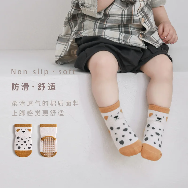 

Baby Socks Children's Toddler Socks Rubber Bottom Baby Anti-slip Socks for Kids Cotton Soft Sock for Boys Girls Baby Accessories